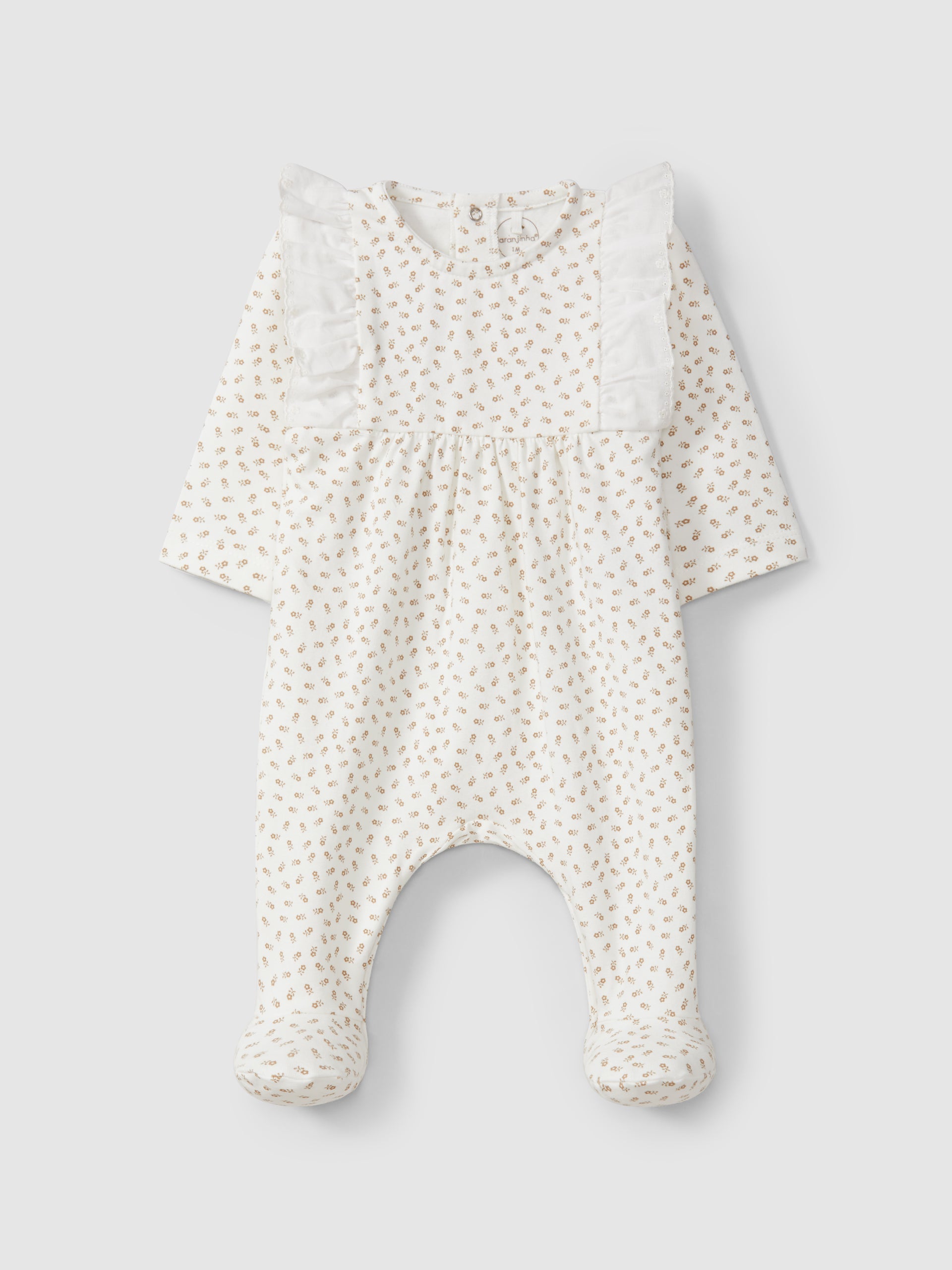 BABYGROW COTON BIOLOGIQUE AVEC DETAIL DE