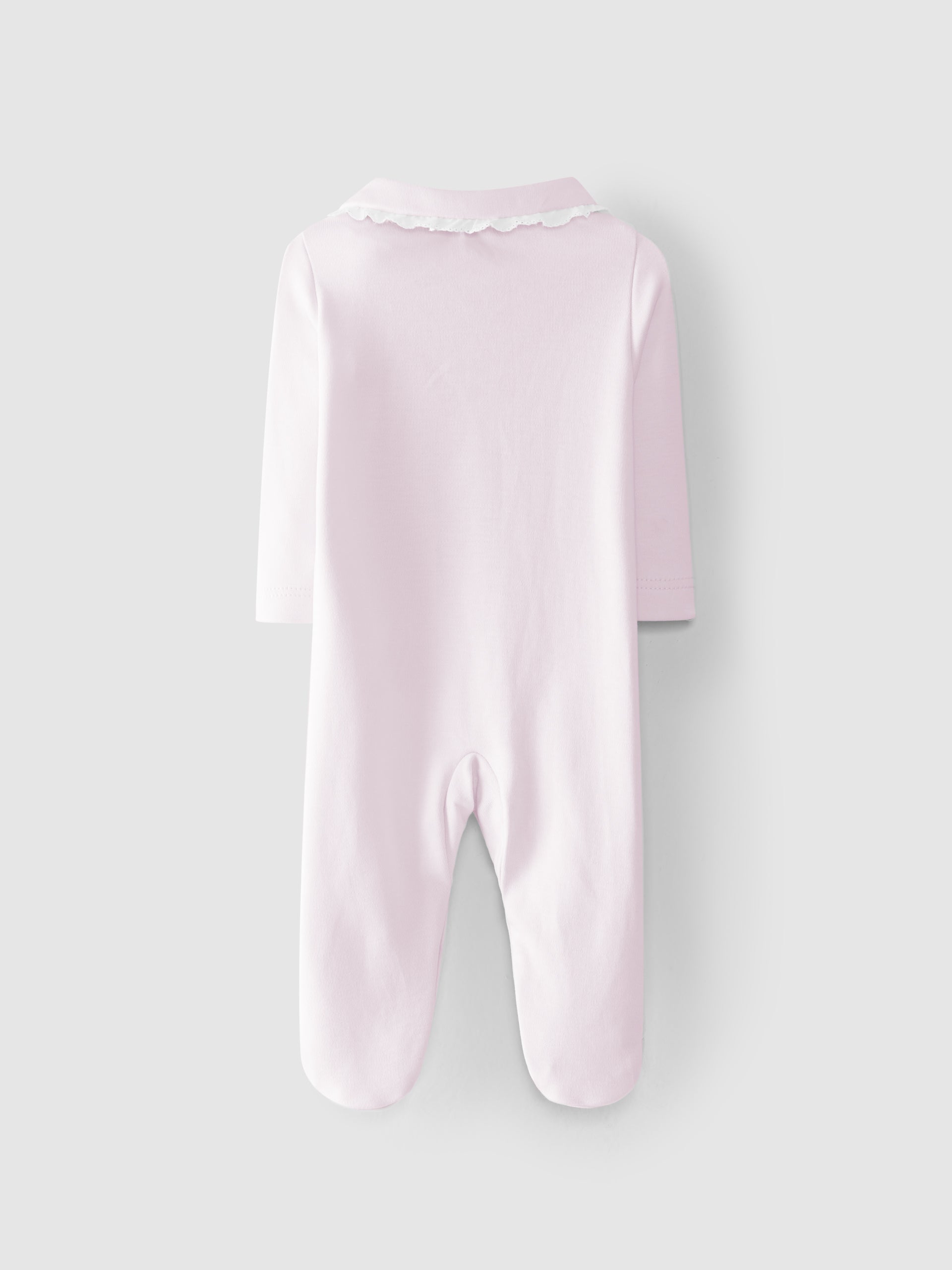 Babygrow col avec dentelle